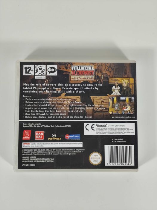 Full Metal Alchemist Dual Sympathy Nintendo DS