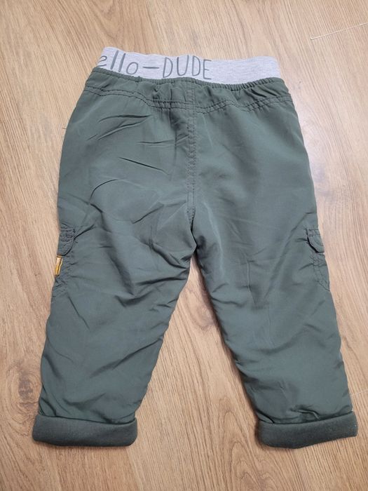 Spodnie ciepłe r. 86