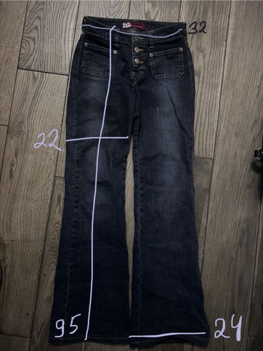 Джинсы в стиле 2000 y2k