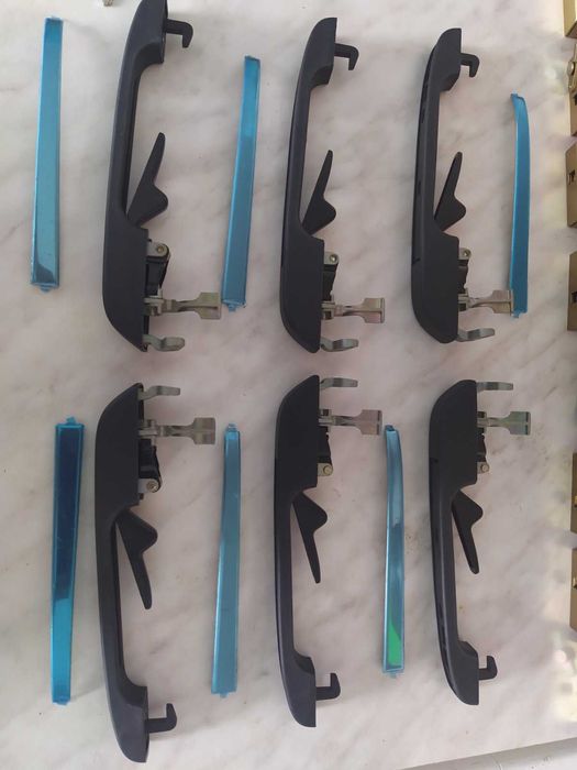 Ручки дверные двери замок дверей комплект Ауди Audi  80 90 100 б B 2