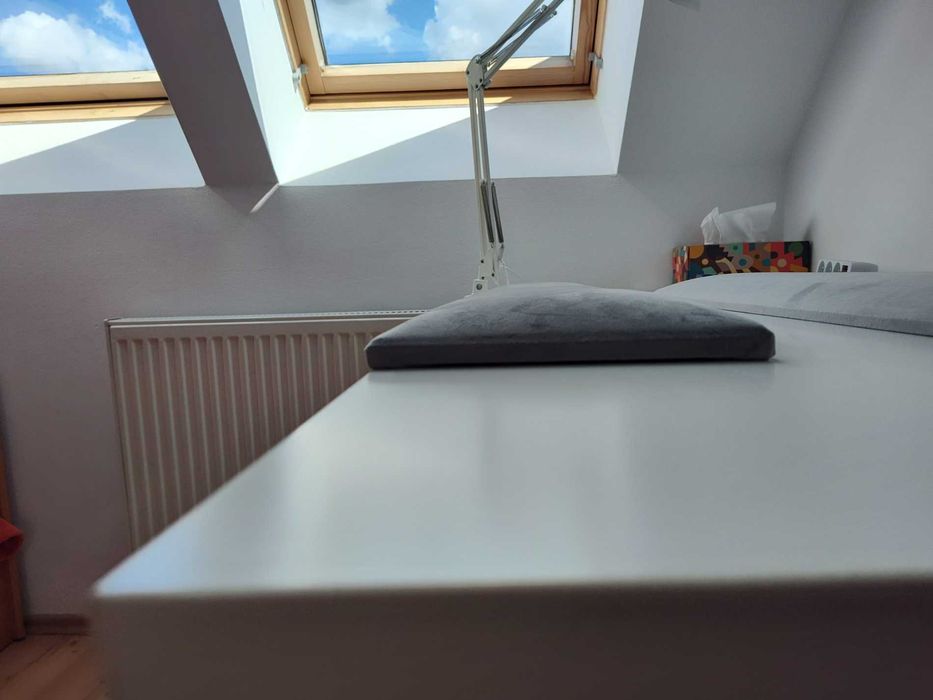 2x Panel ścienny tapicerowane, szare, NOWE, panele ścienne