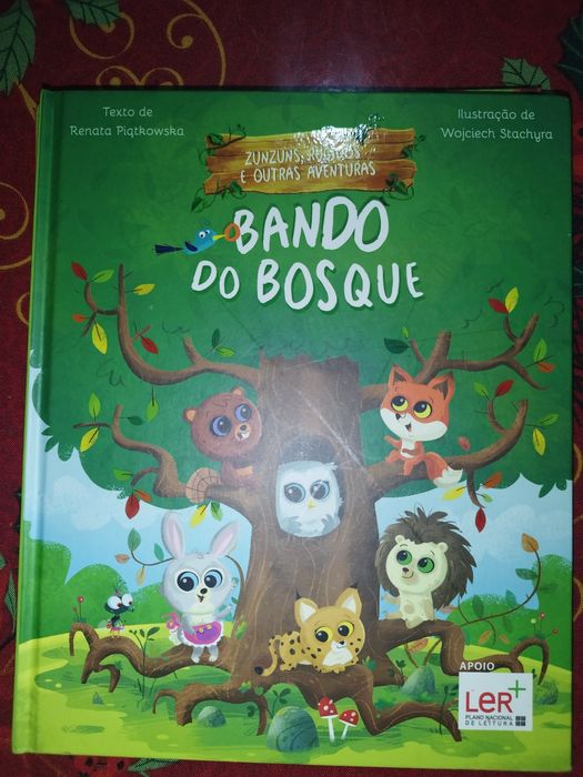 3 livros bando do bosque e do mar