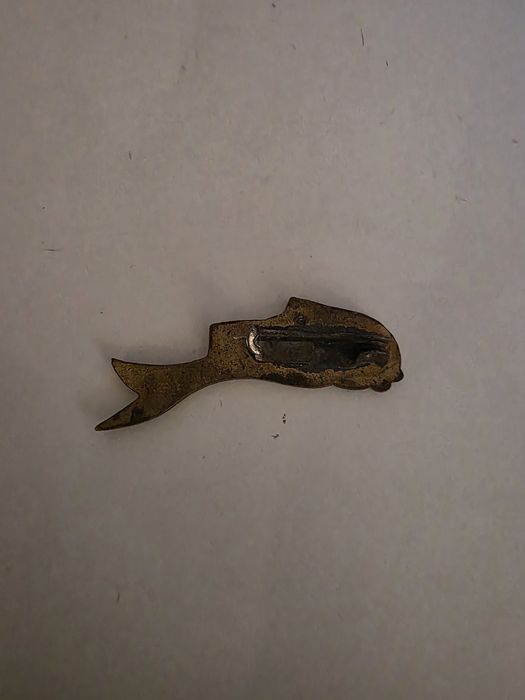 Broszka w kształcie ryby Vintage