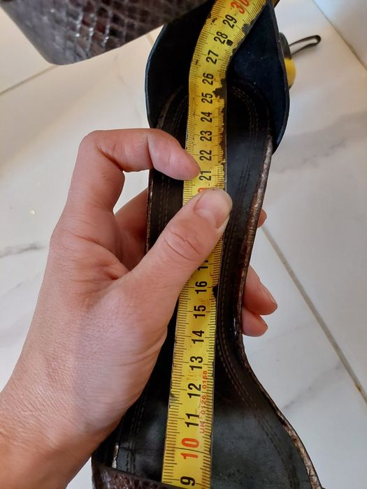 Buty na słupku ściętym Zara Basic rozm. 40-41