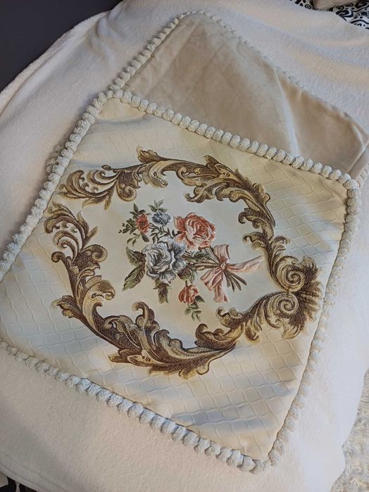 Poszewki na poduszki styl rustykalny vintage