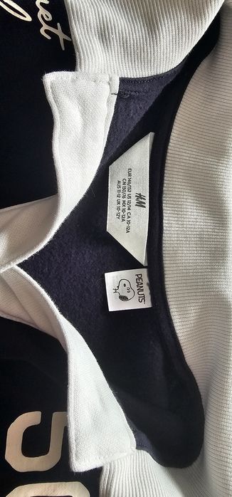 Bluza dziewczęca z kołnierzykiem H&M 146/152cm