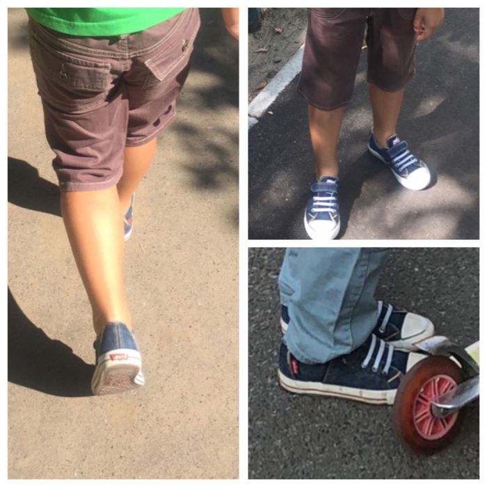 Кеды детские джинс Levi's Kids, цв. синий р.32/33 20,5см