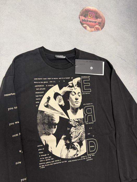лонгслив Enfants Riches deprimes logo longsleeve S M L rick owens