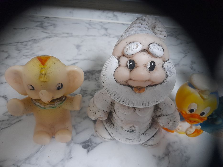 Резиновые игрушки времен ссср.