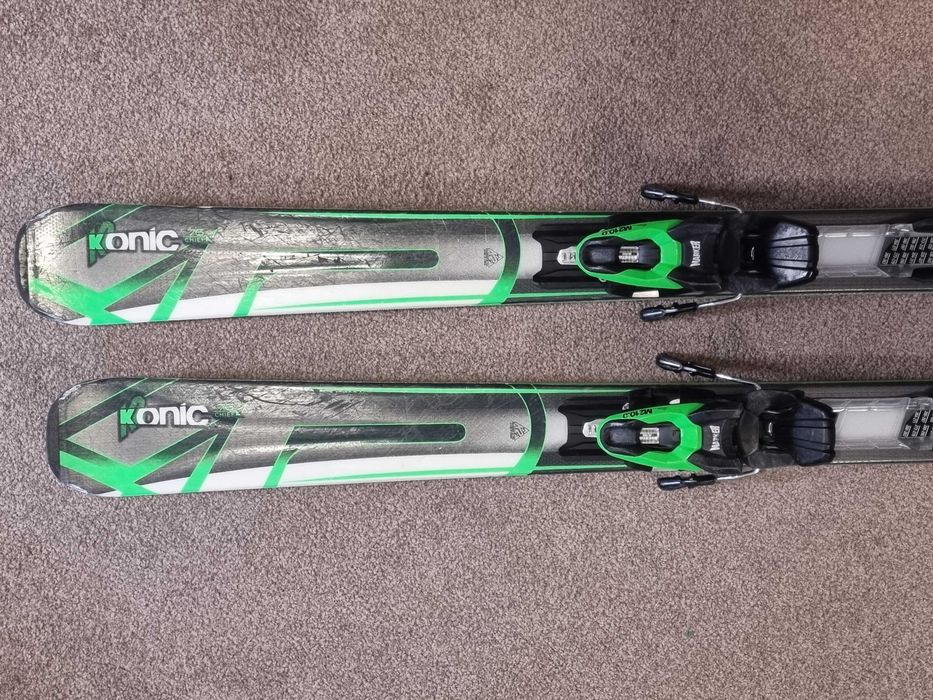 Narty K2 Konic 170cm taliowane 120 - 76 -105. Promień skrętu 15,5 m