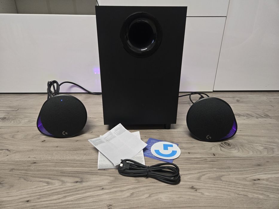 Głośniki komputerowe 2.1 Logitech G560 LIGHTSYNC 120W  RGB Bluetooth Czarne