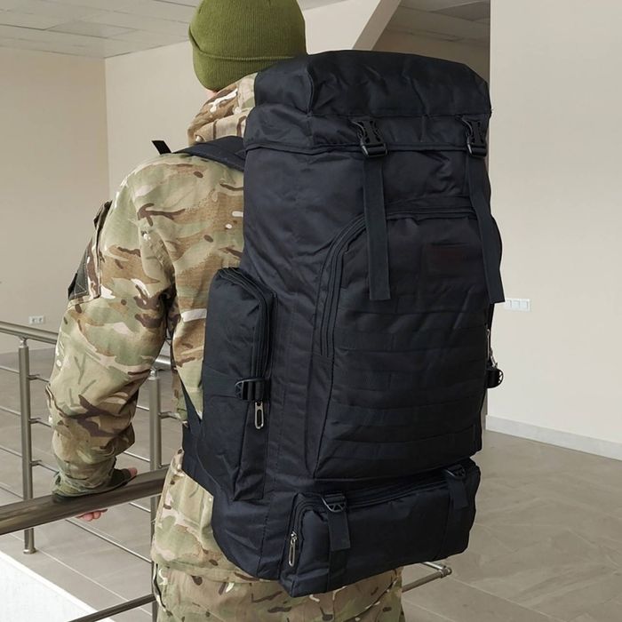 Рюкзак тактичний 80 л Військовий рюкзак Зсу Туристичний похідний баул