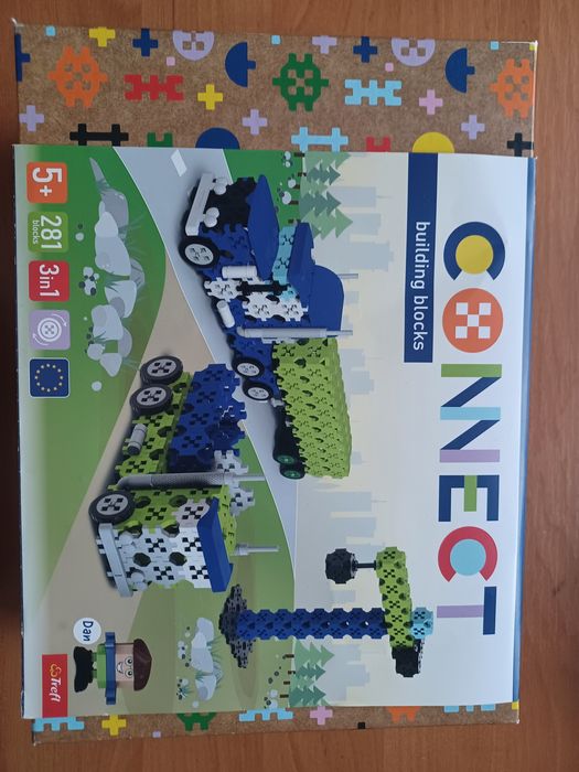 Klocki Trefl Connect ciężarówka/Plac budowy