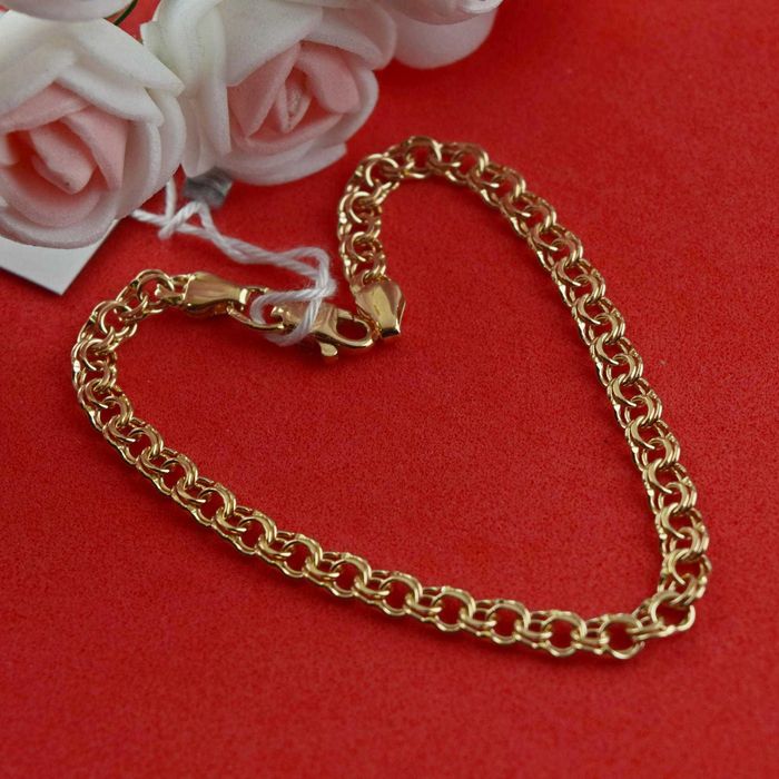 ‼Женский золотой браслет 4,38 гр 17 см Золотий браслет 585 проба