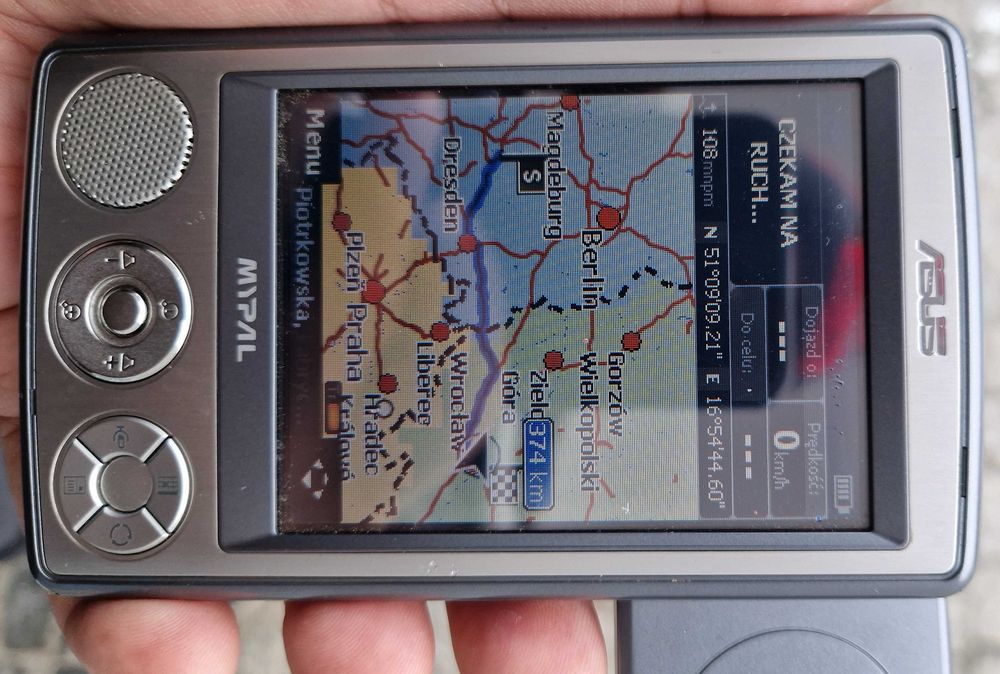 Palmtop nawigacja GPS Asus MyPal A636N + akcesoria samochodowe Wrocław