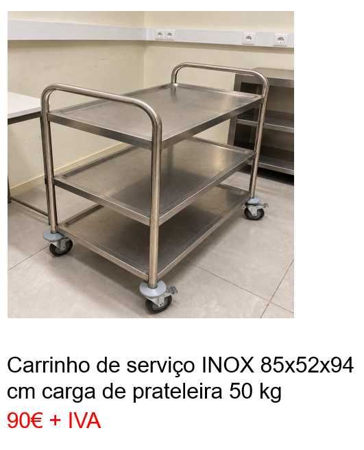 Mobiliário e equipamento inox