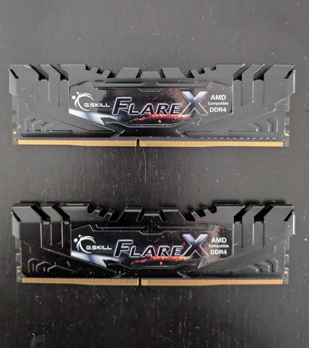 Kit Memória RAM Gskill Flare X DDR4 16Gb (2x 8Gb) 3200 CL16