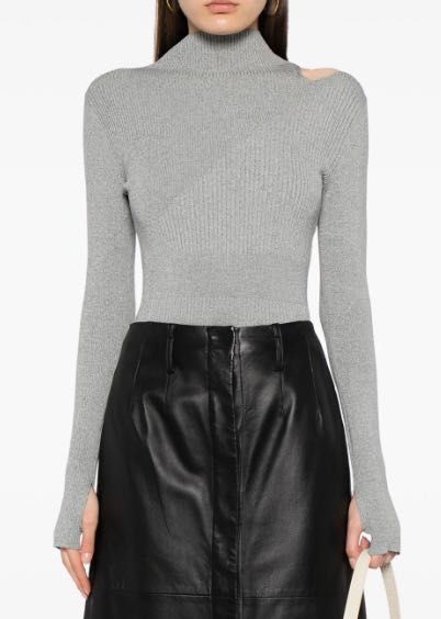 Calvin Klein Womenswear cienki sweter bluzka z  rozcięciem  XL/ XXL