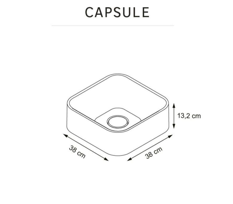 Lavatório NOVO de pousar 38X13,2 cm muito modernoo