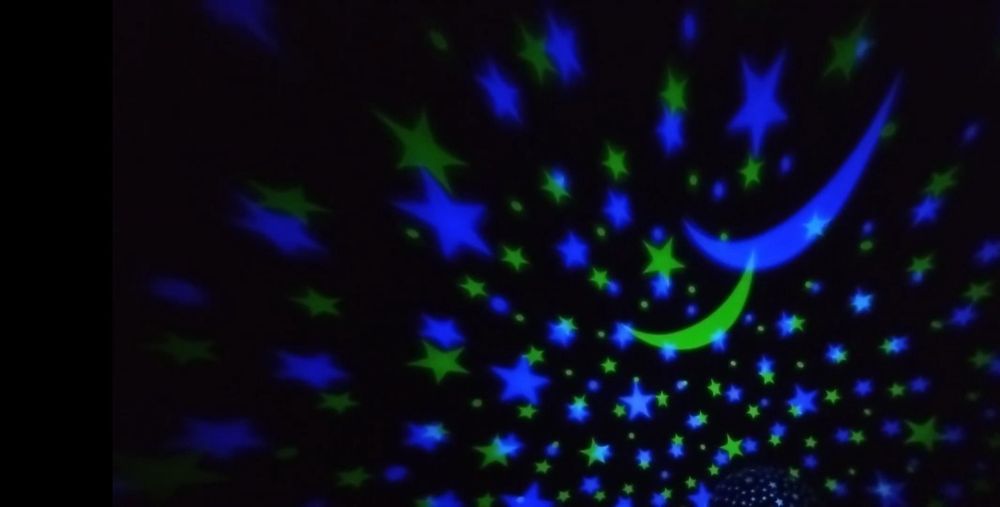 Projetor de Estrelas p/ Crianças | Luz Noturna Lua, Estrelas, Galáxia