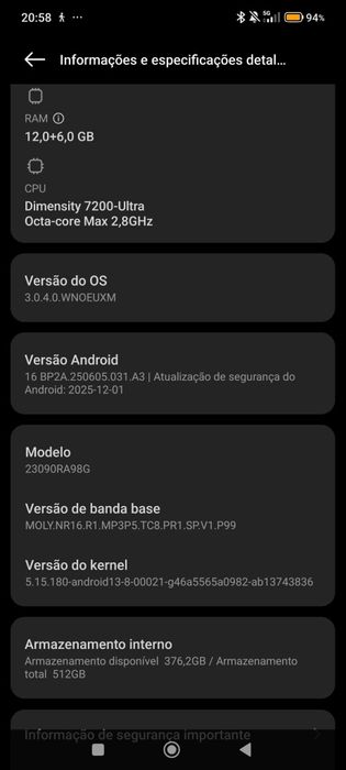Telemóvel Xiaomi Redmi Note 13 Pro + 5G