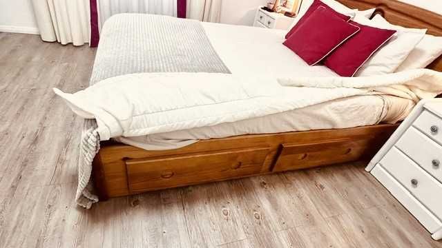 Cama Casal C/ 4 Gavetas
