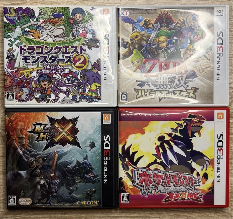 Ігра ігри игра картридж Nintendo 3ds ds Pokemon Monster Hunter Mario
