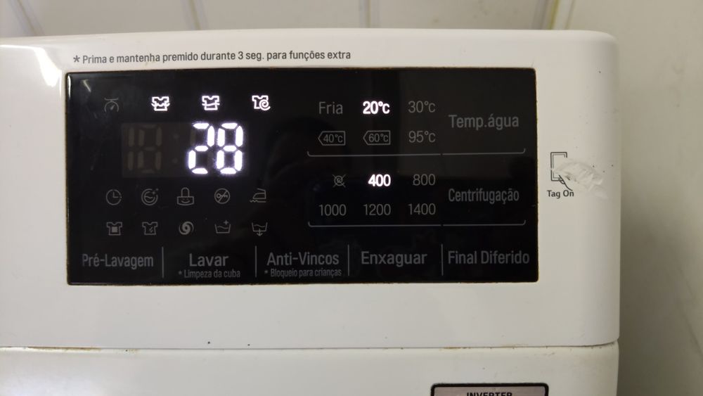 Máquina de lavar roupa LG 9kg 1400rpm A+++ fazemos entrega e instalação na sua casa.