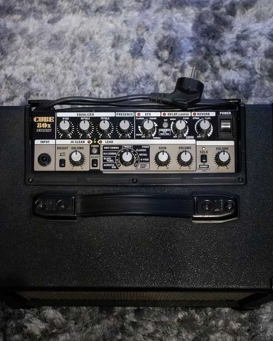 Amplificador Guitarra Elétrica Roland Cube 80x COSM
