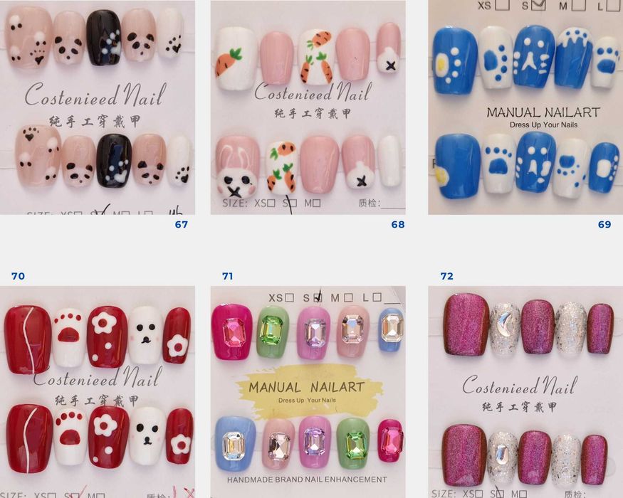 Unhas Postiças Tamanho S (2)64862799506689125