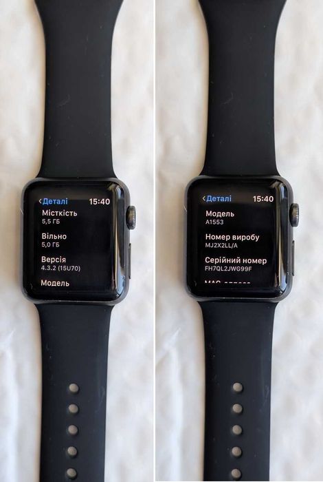 Доступні дешево Apple watch 1 38 Space gray  Акб 96%