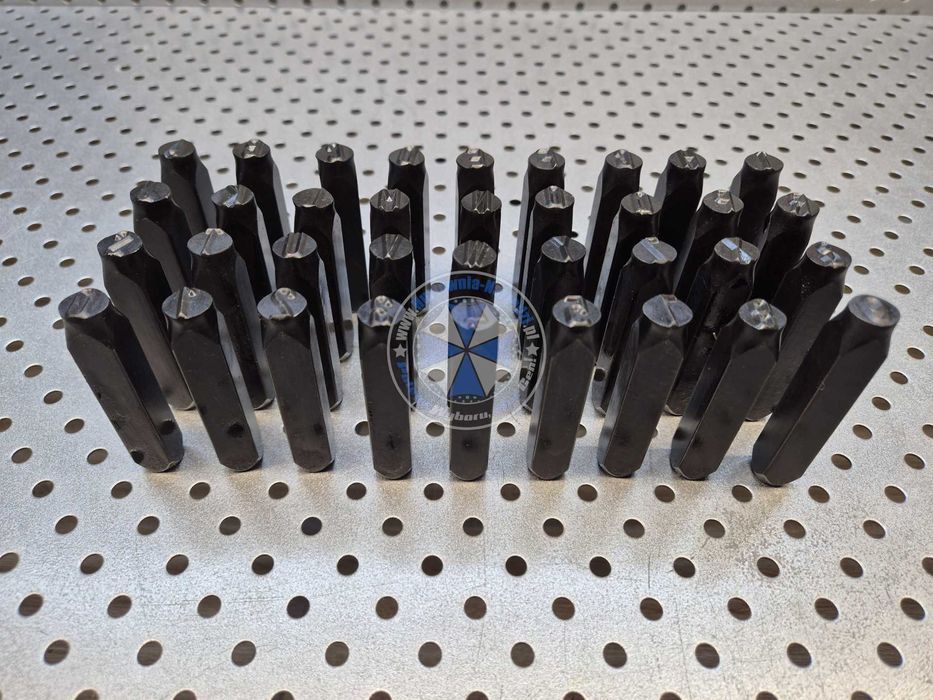 Numeratory litery + cyfry 10mm 36el numeratory cyfry numeratory litery