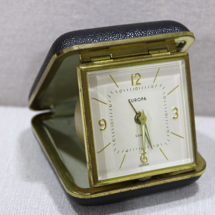 Budzik podróżny, mechaniczny Europa 2 Jewels