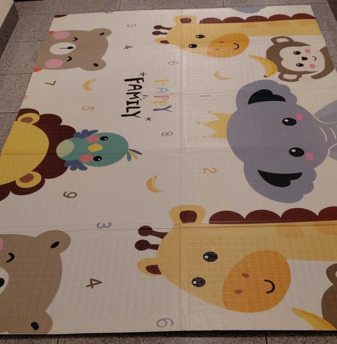 Mata piankowa Kidwell Inda Animals, edukacyjna, dwustronna 150x200