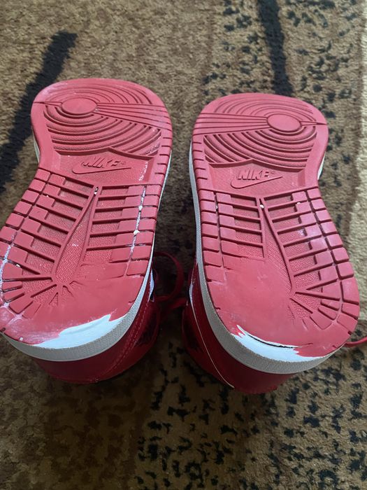 Jordan 1 red shoes джорданы 1