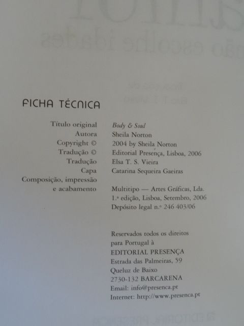 O Amor Não Escolhe Idades de Sheila Norton - 1ª Edição