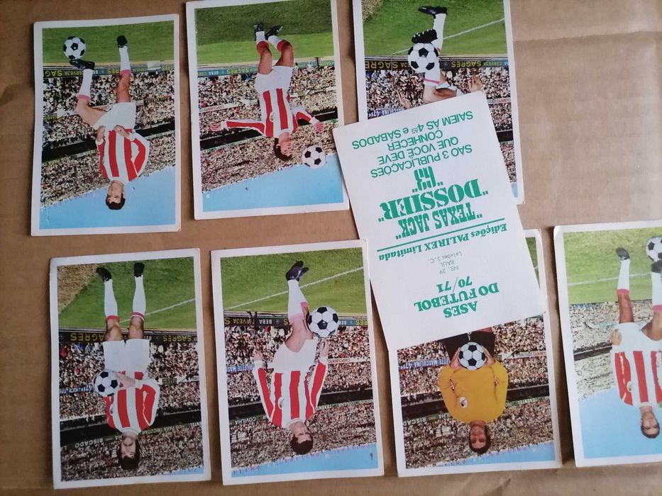 10 Cromos ASES DO FUTEBOL 70 /71 Leixões Sport Clube /Palirex