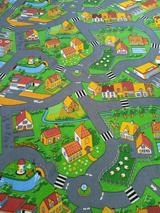 Dywan Miasto dla dzieci 300x200cm