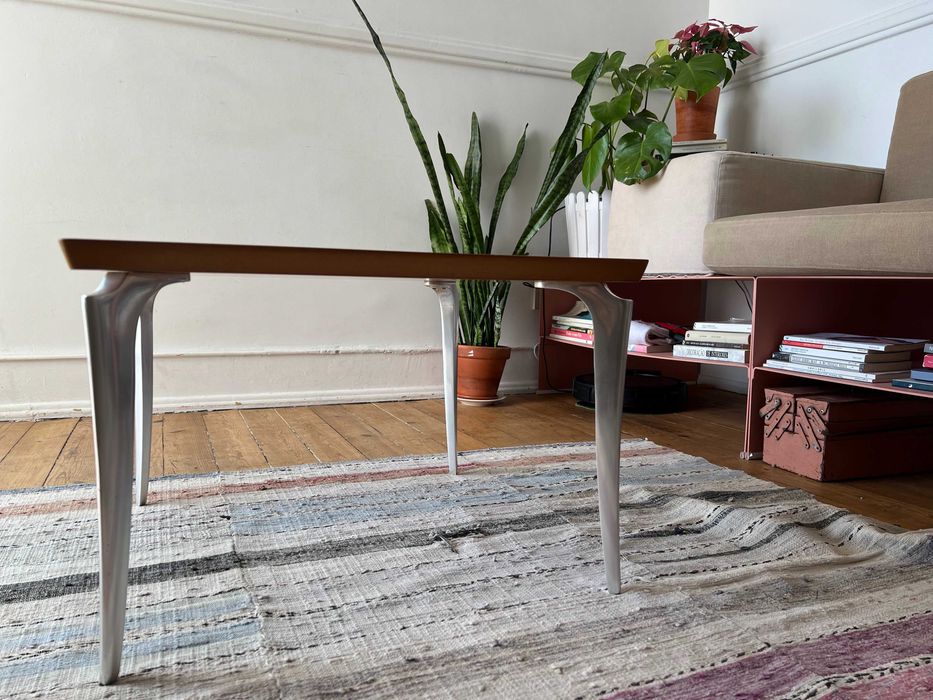 Vintage Mesa in Teak and Steel – Bruno Mathsson Replica – LX – Coffee Table64739014591489124