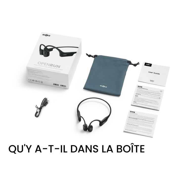 Auriculares de Desporto "Orelhas Livres" OpenRun USB-C Preto