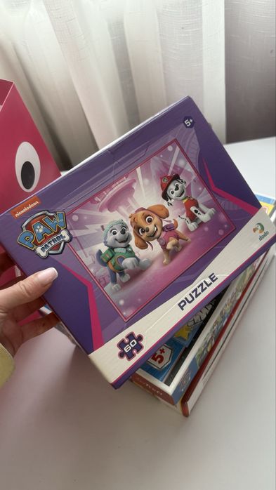 Дитячі пазли Щенячий патруль 9 коробок