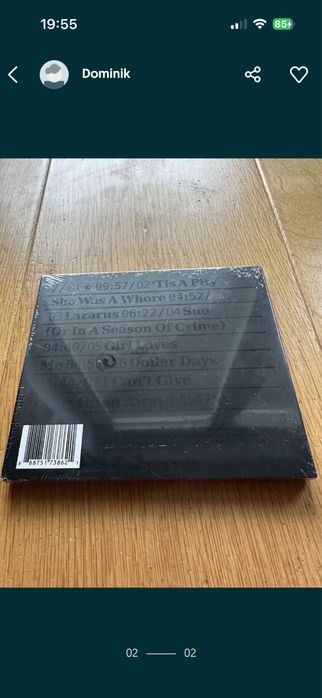 David Bowie CD Blacsktar Lazarus ostatni album niwy MINT Kraków