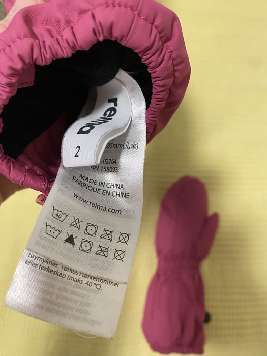 Reima рукавиці , 2 розмір 1-2 роки для дівчинки