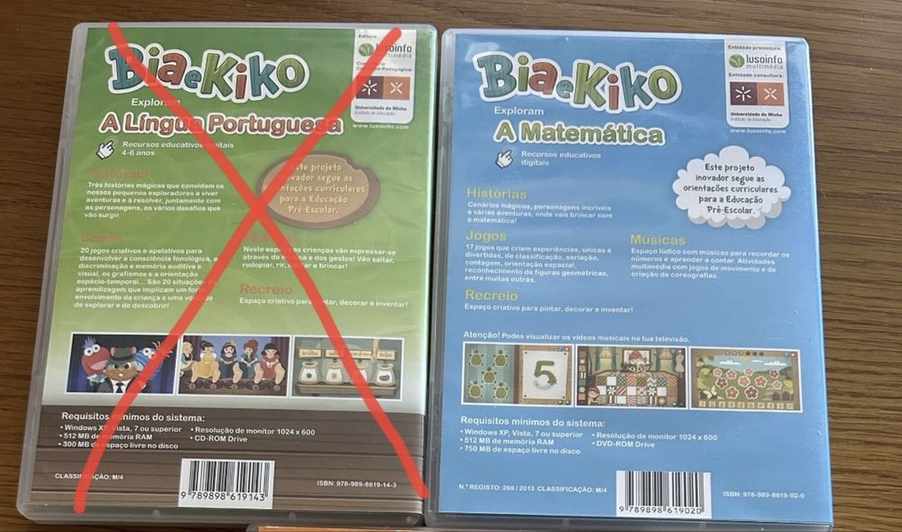 DVD Bia e Kiko-Recursos educativos