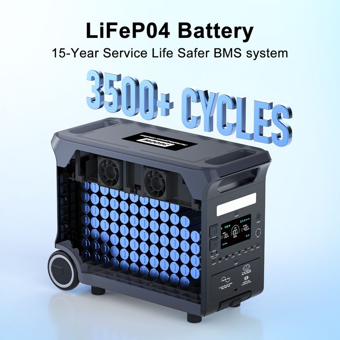 ‼️Зарядна станція‼️ 3840Wh/3600W SolarPlay Q3600Pro LiFePO4