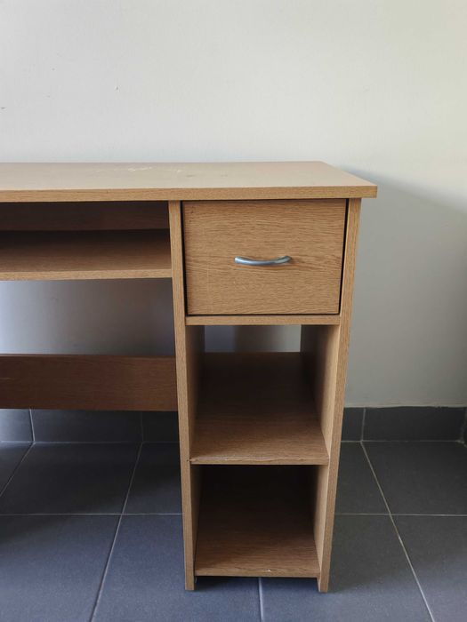 Secretária Compacta com Gaveta | 90x75x45 cm