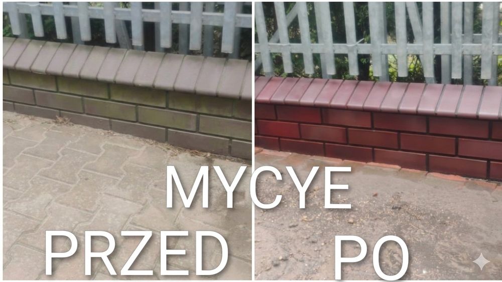 Mycie kostki brukowej