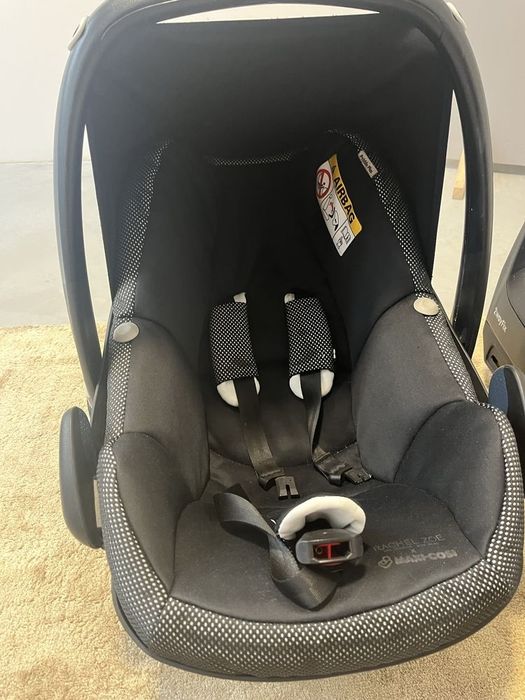 Cadeira auto grupo 0+ (ovo)  Maxi-Cosi Pebble Plus Rachel Zoe + Isofix