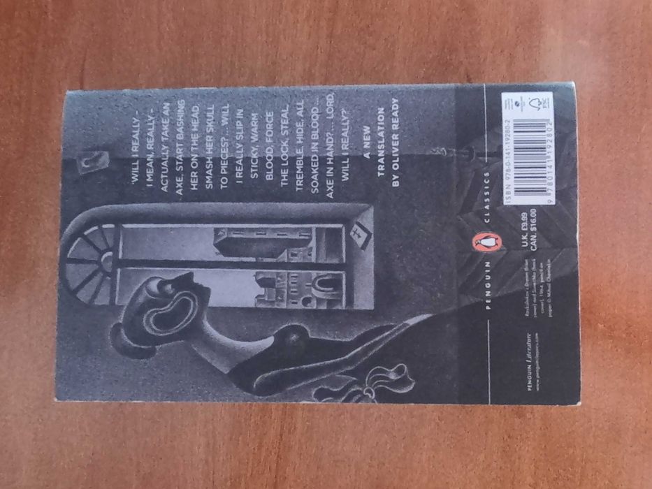 BOOK: Crime and Punishment    FROM: Fyodor Dostoevsky