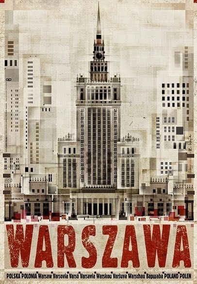 Plakat Warszawa Ryszard Kaja Seria Polska